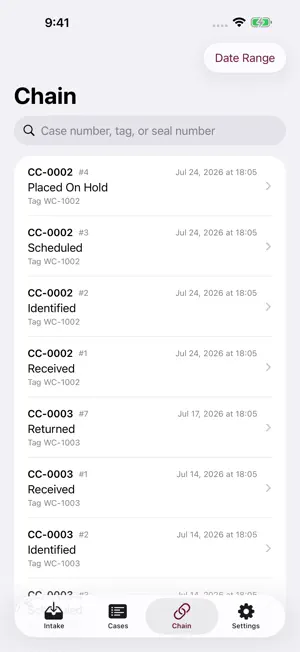 Cremation Case Log screenshot 4