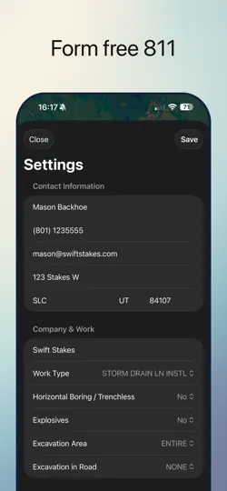 Swift Stakes: Blue Stakes Utah iPhone Screenshot 4