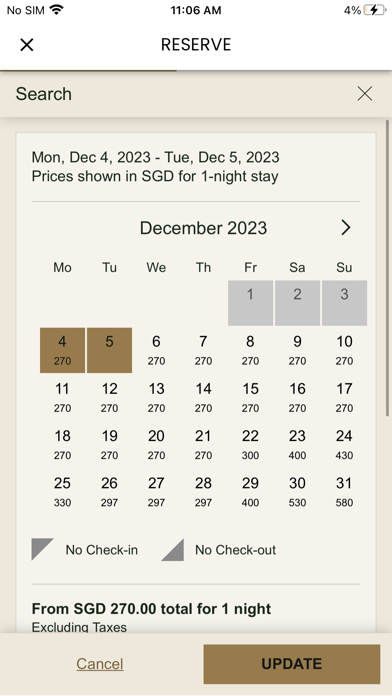 Goodwood Park Hotel Screenshot