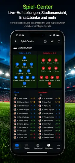 Screenshot von Fußball Analytics & KI auf dem iPhone 4