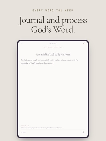 Daily Bible Affirmations Truth iPad screenshot