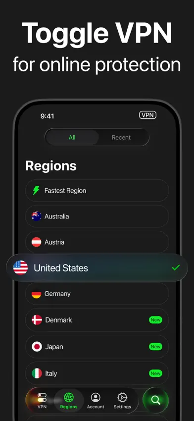Toggle VPN for Secure Internet screenshot 2