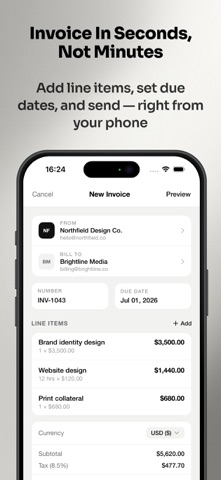 BillSnaper - Send invoices screenshot