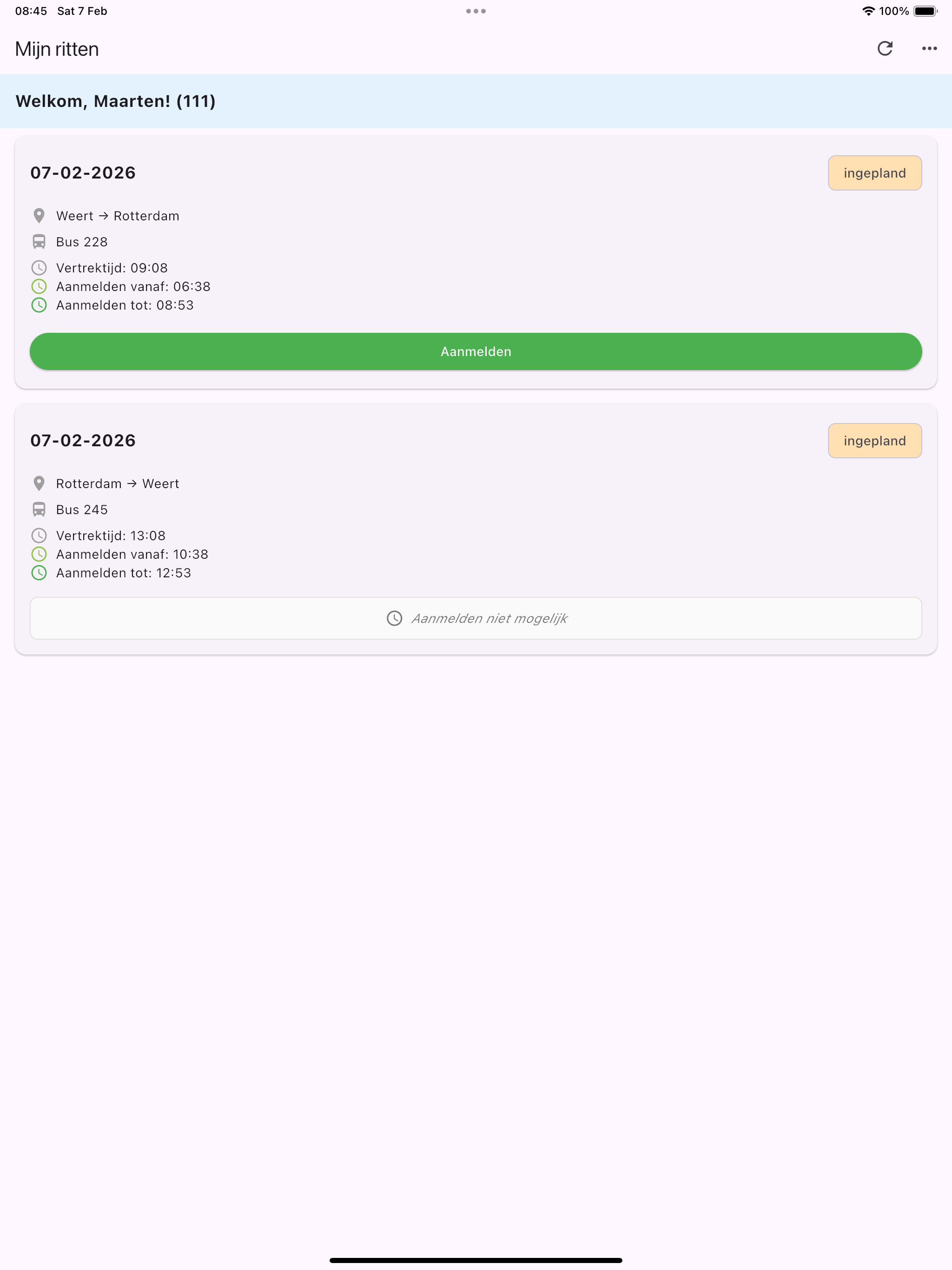 Planning op Tijd screenshot 7