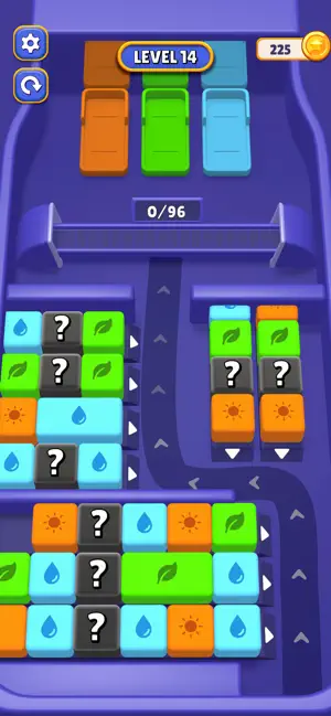 Cube Flow: Color Sort Master screenshot 1