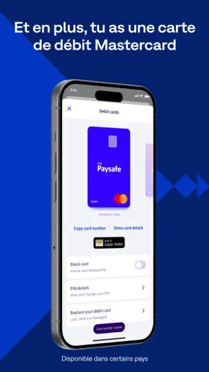 Capture d'écran de PaysafeCard-paiements Prépayés sur iPhone 7