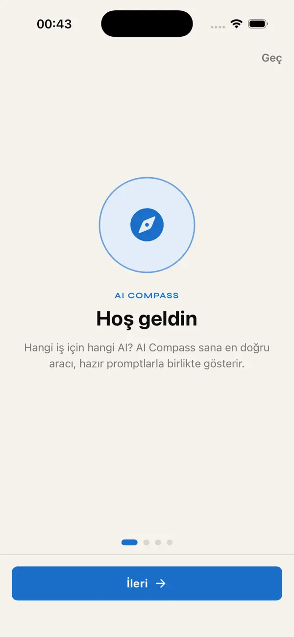 Screenshot #1 pour AI Compass