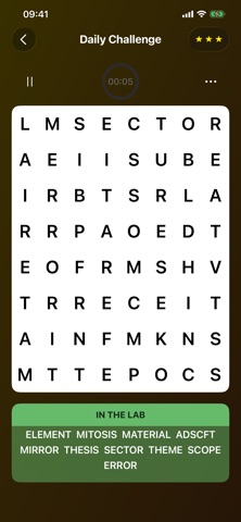 Word Search Puzzle - 2D Words iPhone screenshot