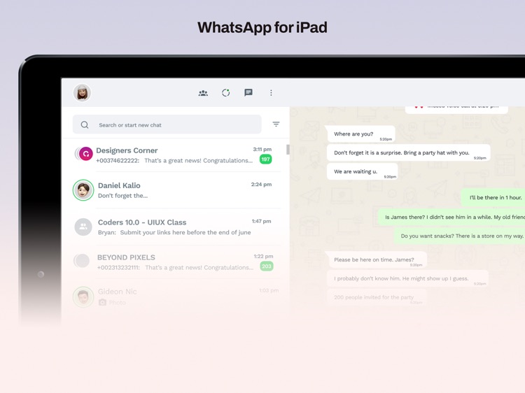 WPFox - WhatsApp Web for iPad®
