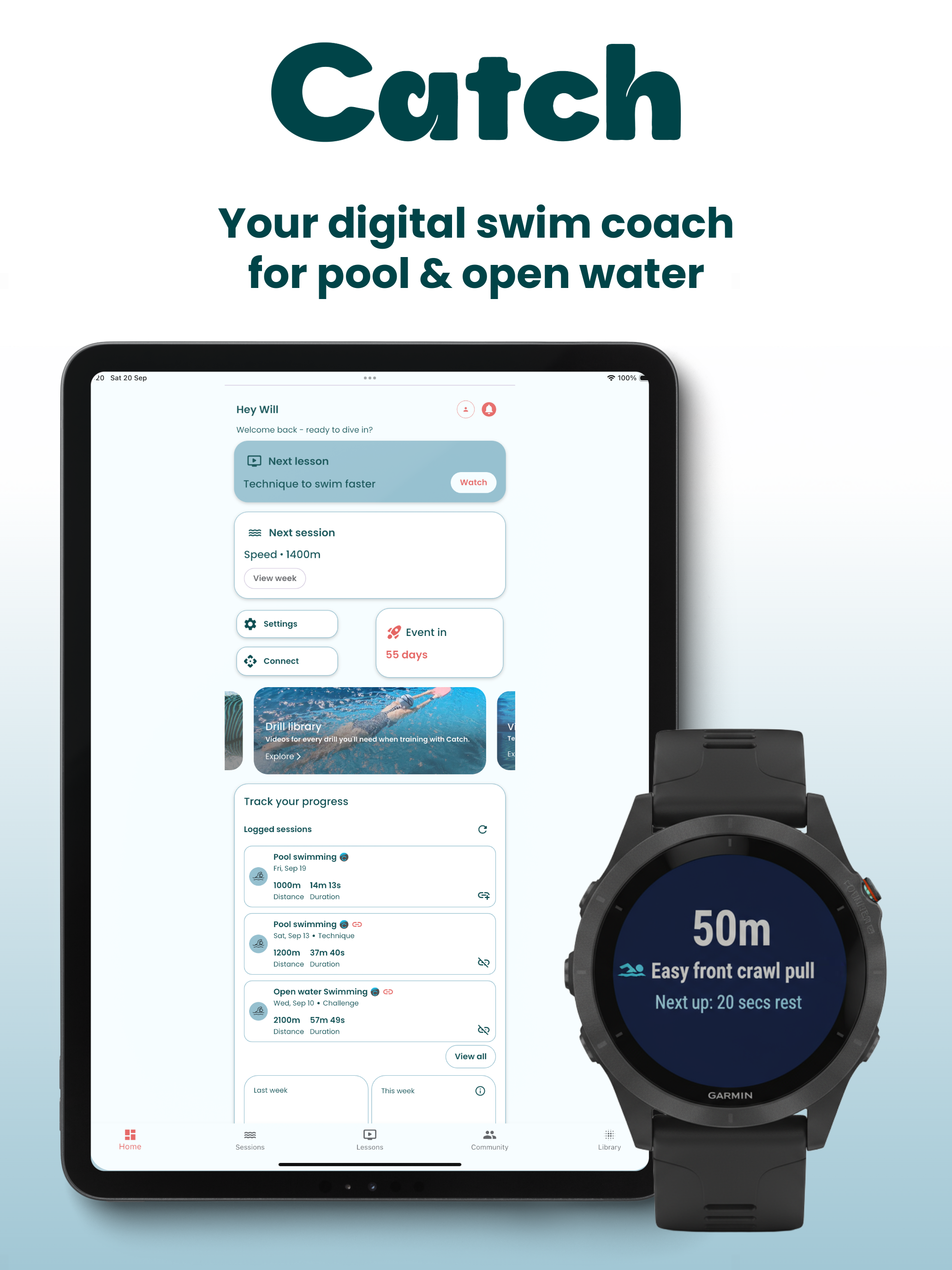 Catch - Swim Coach & Training