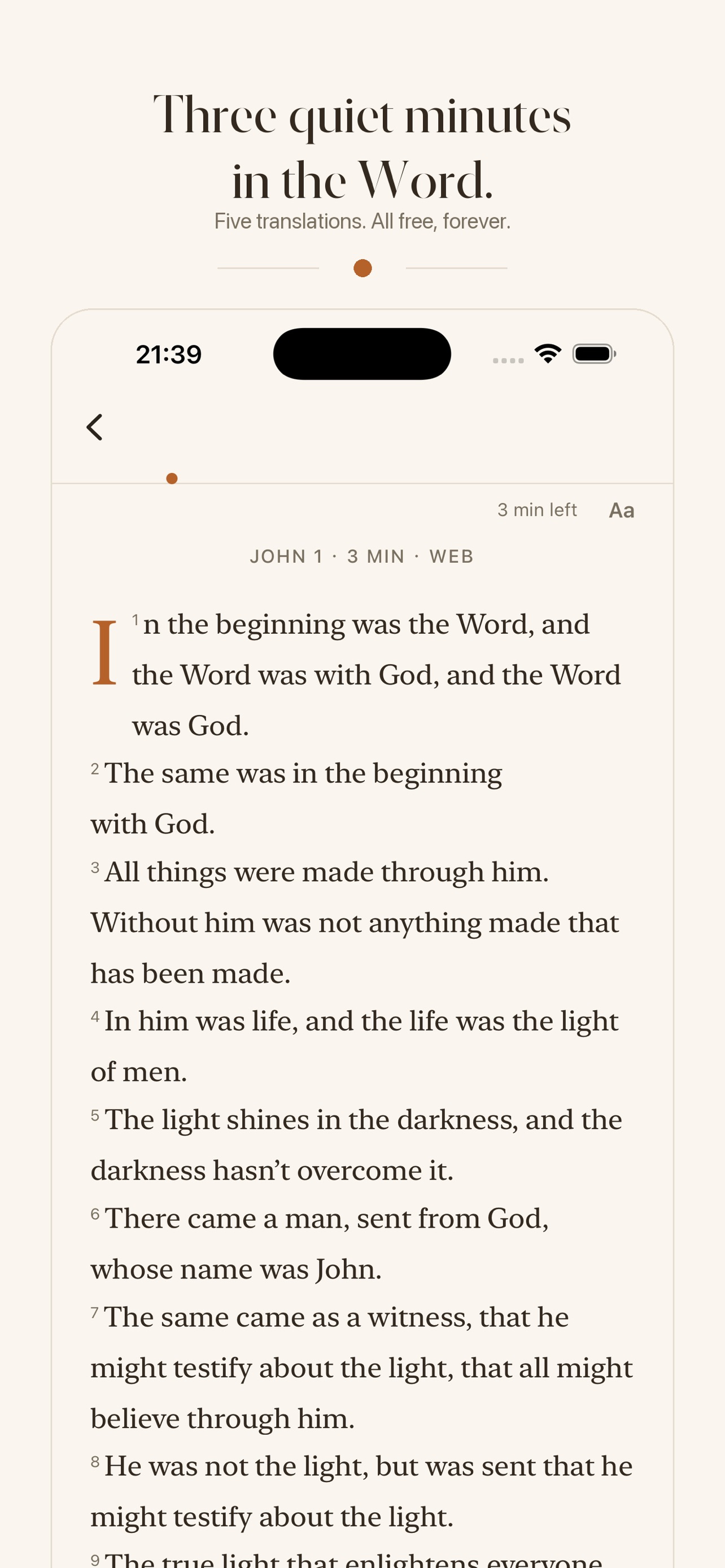 Screenshot 3 of Him First: Bible Before Scroll