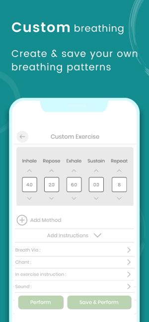 ‎Breathing & HRV: MindBreath Screenshot