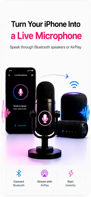 Microphone app Bluetooth Live screenshot 1