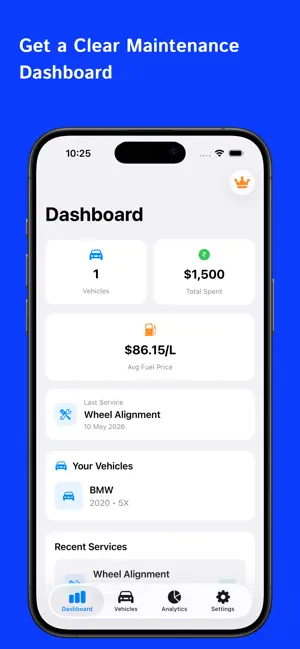 Vehicle Maintenance Log - VML screenshot 1