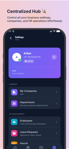 PAYLAP HRMS screenshot