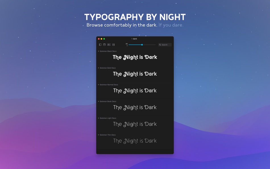 #8. Typeface 4 (macOS) Podle: Floor Steeg