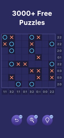Tango: Binairo Logic Puzzles iPhone screenshot