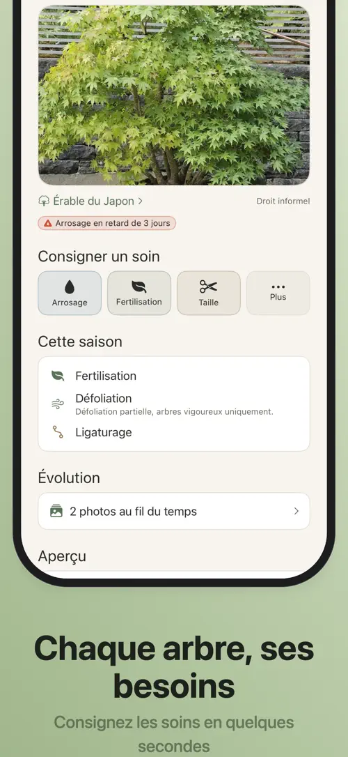 Bonsaiku sur iPhone : capture d’écran 5 sur 7