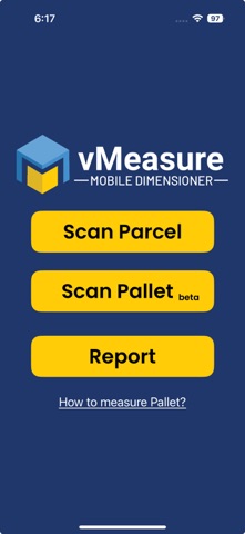 vMeasure Mobile Dimensioner Screenshot 1 of 10