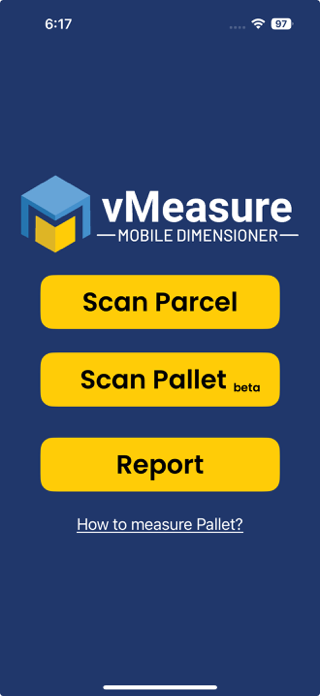 vMeasure Mobile Dimensioner Screenshot 1 of 10