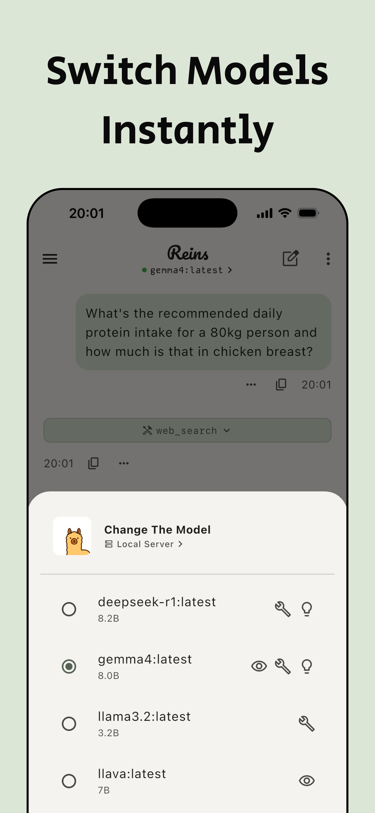 Reins: for Ollama & LM Studio screenshot 5