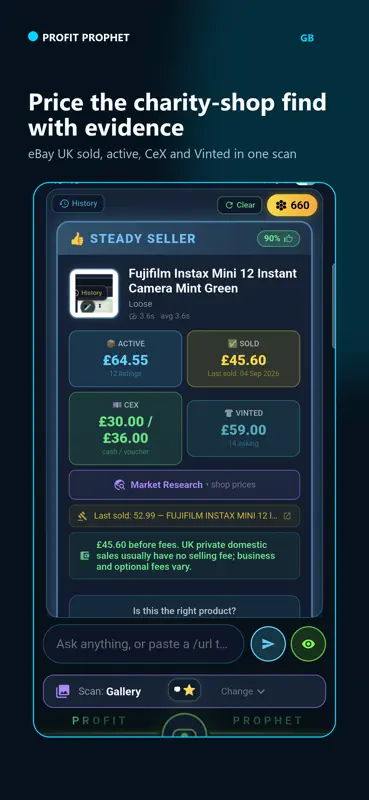 Profit Prophet: Scan & Resell screenshot 1 of 8