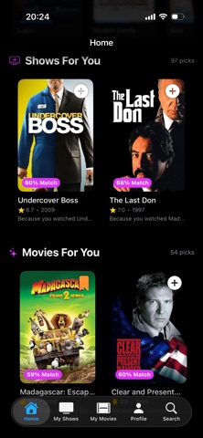 VisionTime: Movie & TV Tracker screenshot