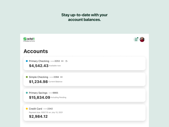 Screenshot #5 pour AdelFi Mobile Banking