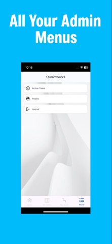 StreamWorks App screenshot