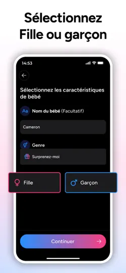 Capture d'écran de AI Baby Generator - TinyFaces sur iPhone 5