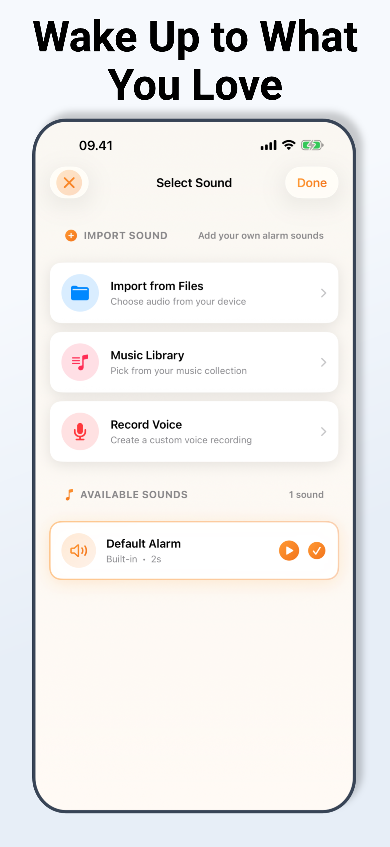 Music Alarm ・