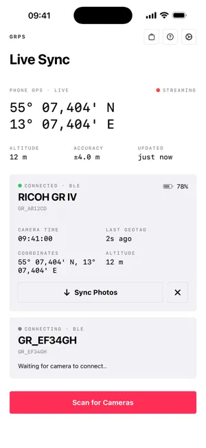 GRPS screenshot 1