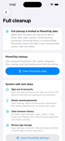 iPhoneTidy screenshot