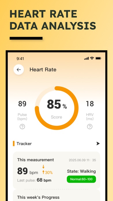 Heart rate Track：Health plan Screenshot