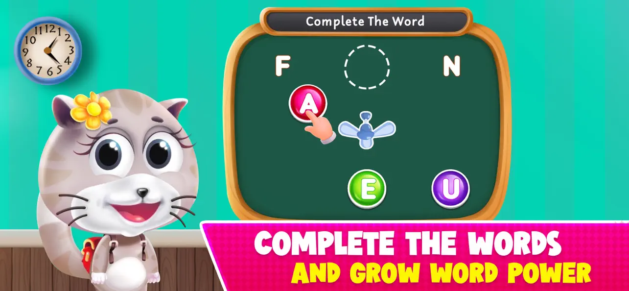 Screenshot #2 pour Read & Learn Words: Baby, Kids
