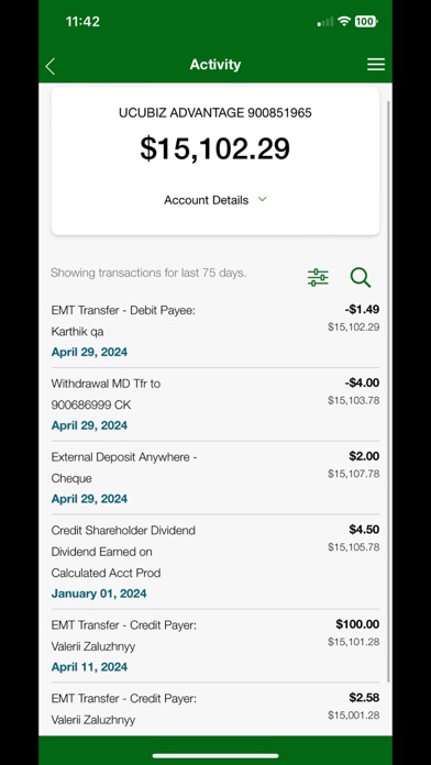 UCU Mobile Banking App Screenshot