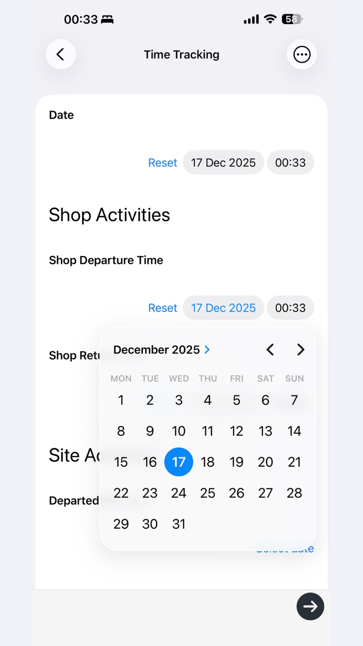 iPhone screenshot