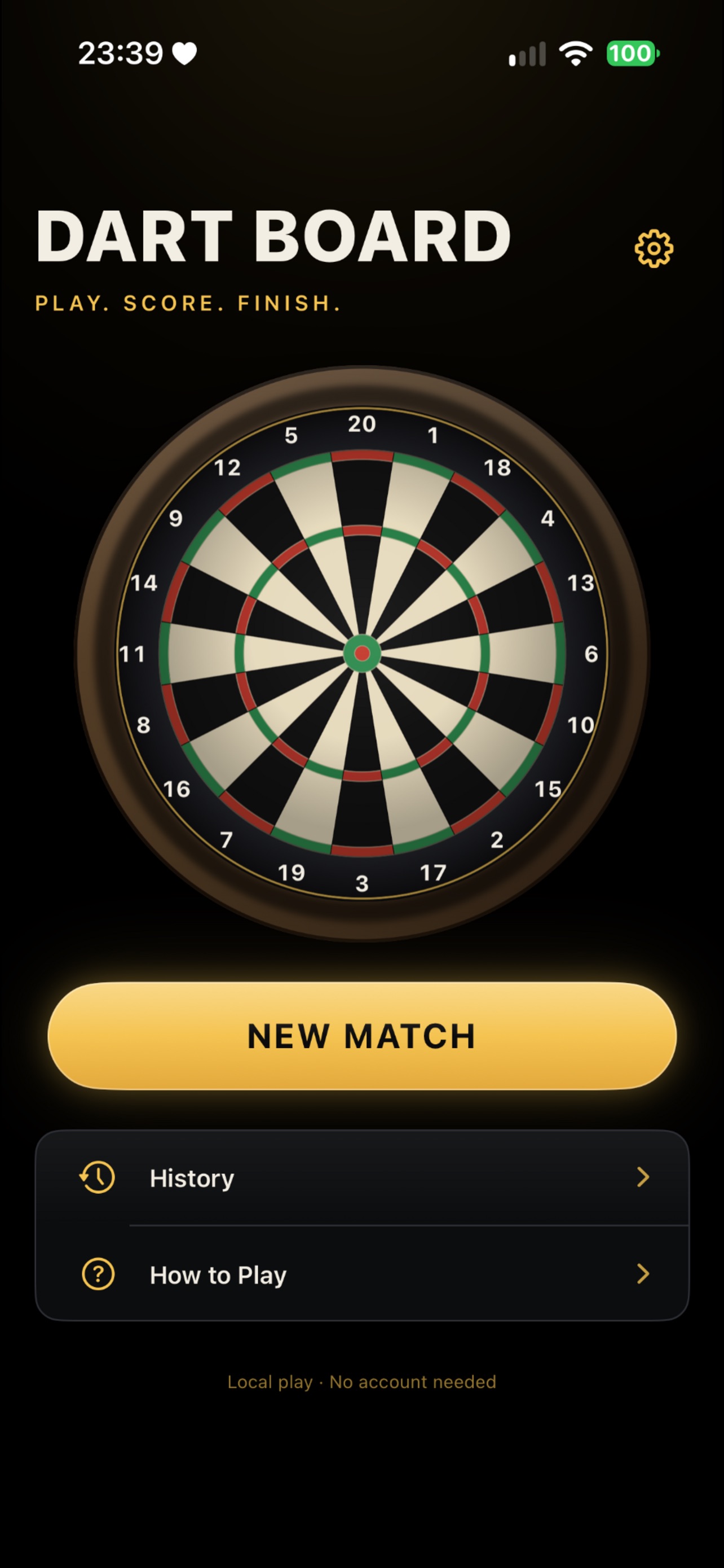 Screenshot 2 of DartBoard1v1