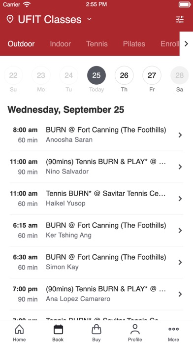 UFIT Health and Fitness Screenshot