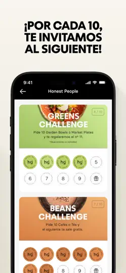 Captura de pantalla de Honest Greens en iPhone 6