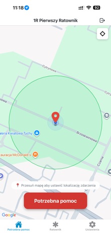 Pierwszy Ratownik (1R) iPhone screenshot 2