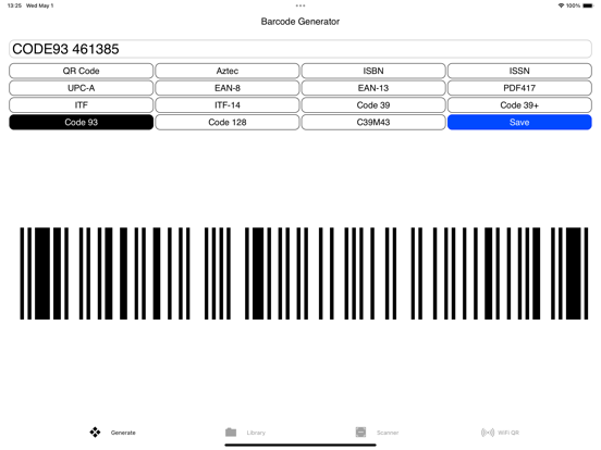 Barcodes Generator Unlimited iPad app afbeelding 9