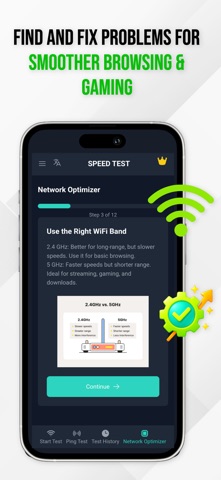 Speed Test: Wifi Optimizer Screenshot 3 of 3