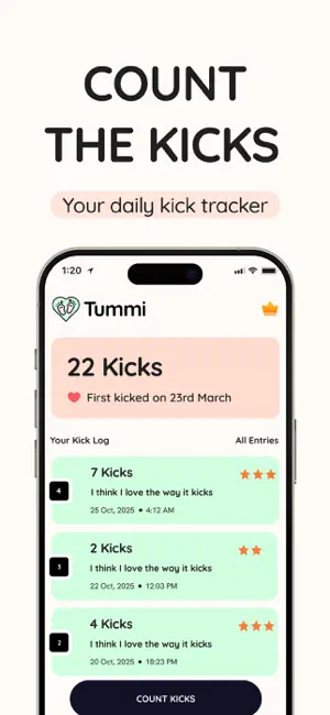 Baby Kick Counter & Tracker・ screenshot 2