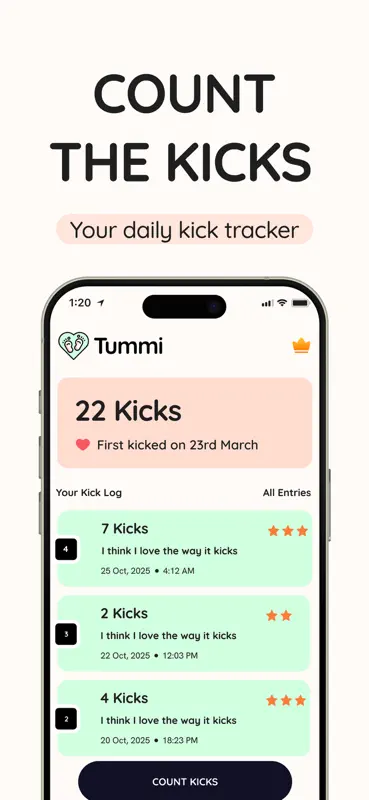 Baby Kick Counter & Tracker・ screenshot 2 of 5