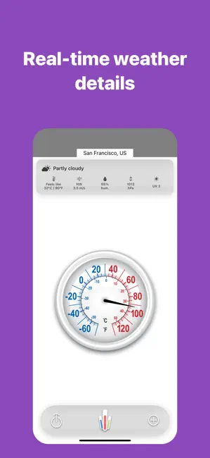 HD Thermometer ⊎ iPhone screenshot 4
