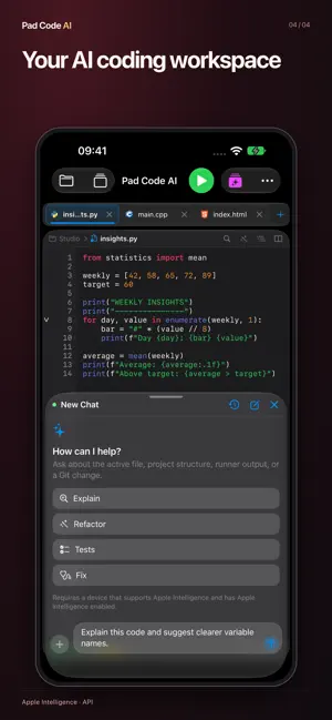 Pad Code AI: Code Editor & IDE screenshot 4