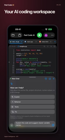 Pad Code AI: Code Editor & IDE Screenshot 4 of 4