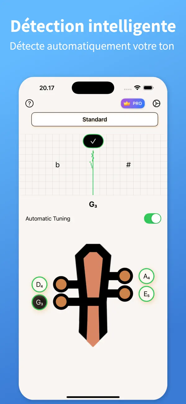 Screenshot #2 pour Accordeur Violon