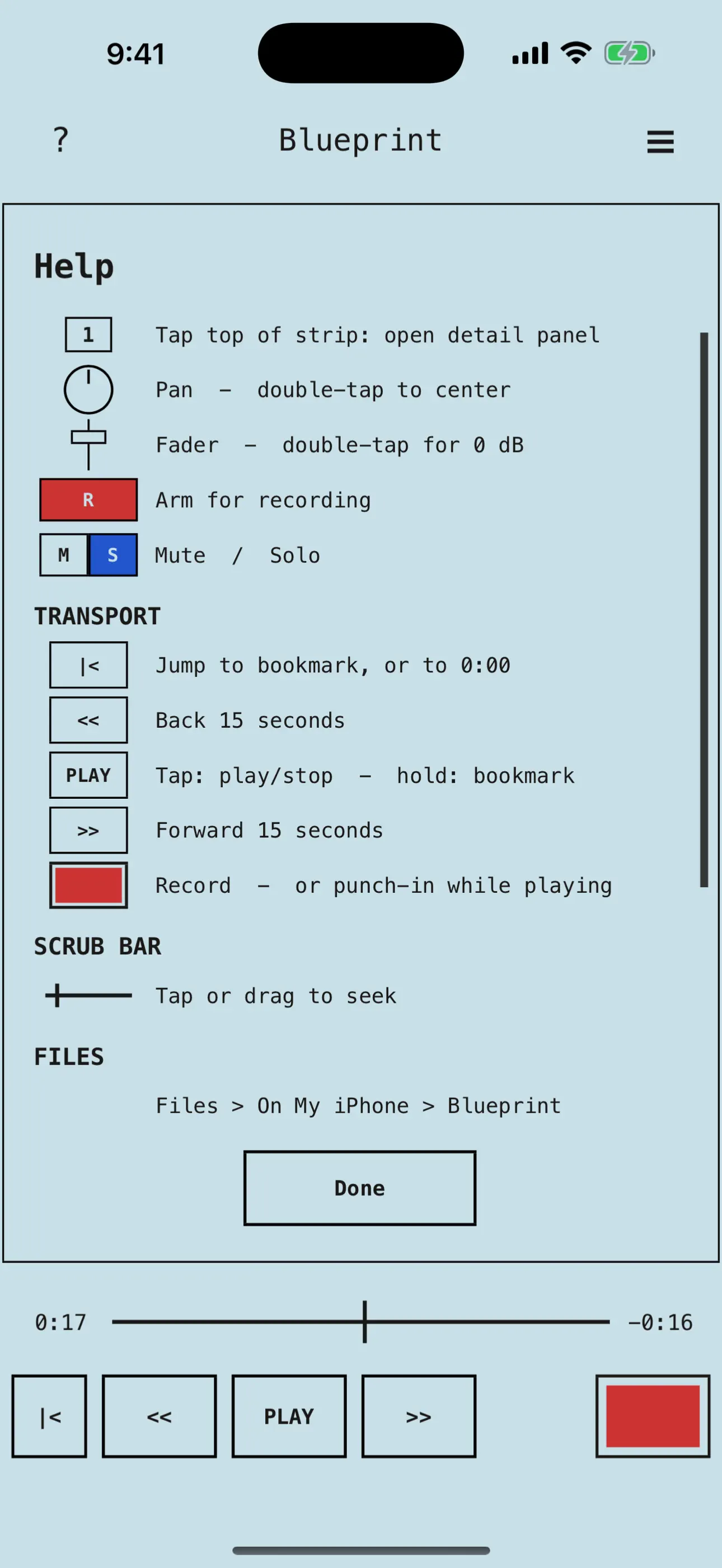 Blueprint 4-Track 스크린샷 4